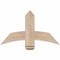Ekena Millwork Bellingham Smooth Timber Gable Bracket, Douglas Fir, 36"W x 21"H x 5 1/2"D x 5 1/2"F, 14/12 Pitch GBW036X21X0606BEL00SDF - alternate 1